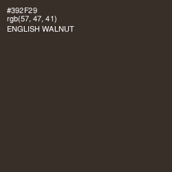 #392F29 - English Walnut Color Image